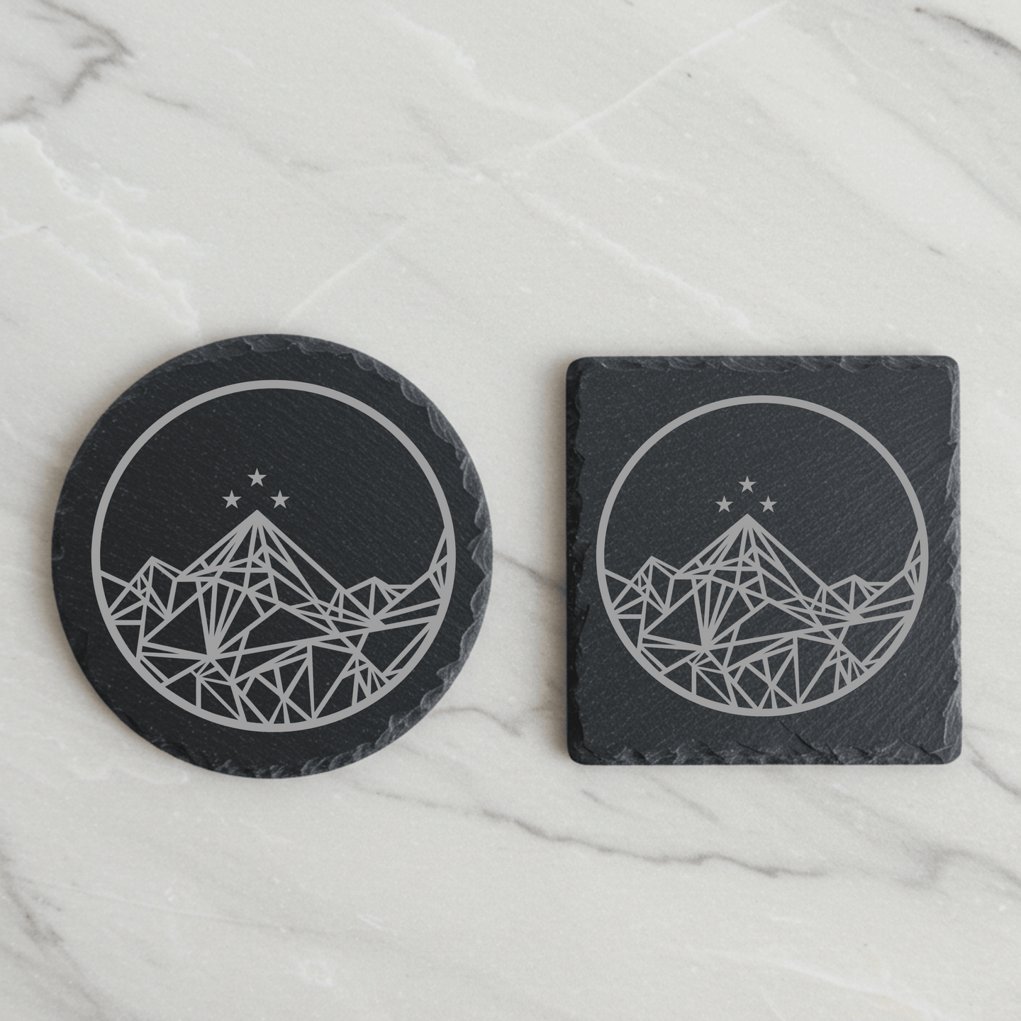 'Ramiel' Engraved Slate Coaster